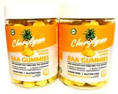 2 Jars Cherylgum Advanced Complex Pineapple Gummies 120 per Jar Exp. 11/26
