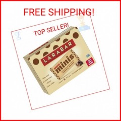 Larabar Chocolate Chip Cookie Dough Mini Bars, Gluten Free Vegan Bar, 20 ct