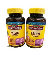 2 Pack – Nature Made Multi Vitamin for Her Dietary Supplement – 120 X2