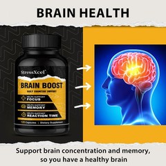 Brain Boost Nootropic Supplements Improve Cognitive Memory Mental Clarity US