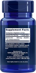 Life Extension Vitamin B12 Methylcobalamin 500 mcg 100 Veg Lozenges