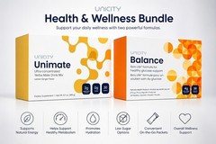 COMBO-UNICITY UNIMATE LEMON AND UNICITY BALANCE NATURAL ORANGE FLAVOR EXP 08/28