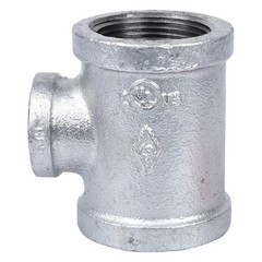 ProSource PPG130R-32X20 Pipe Tee, 1-1/4 x 1-1/4 x 3/4 in, FIPT, Malleable Steel,