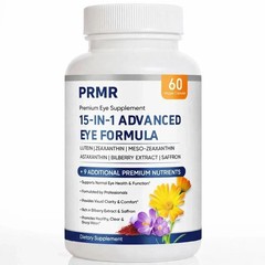 (5 pack) PRMR 15 in 1 Advanced Eye Formula – premium Eye supplement – (300 ct)