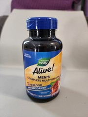 Nature’s Way Alive! Men’s Complete Daily Multivitamin, 130 Count Exp 10/2026