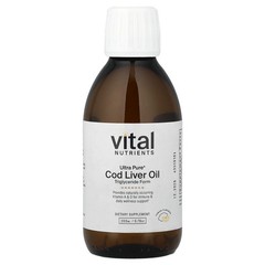 2 X Vital Nutrients, Ultra Pure�, Cod Liver Oil, Lemon, 6.76 oz (200 ml)