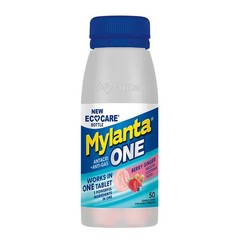 Mylanta One, Berry Ginger Flavor, 50 Count, EcoCare PCR 50 Count (Pack of 1)