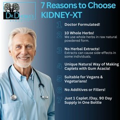 Kidney Cleanse, Support & Restore Supplement • Kidney Health Supplements • 90 Ct