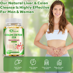 1-3PCS Anti-Parasite & Candida Cleanse Supplement Body Colon Detox 120 Caps