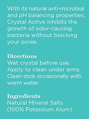 All Natural Crystal Deodorant for Women & 3.52 Ounce (Pack of 1), Odorless