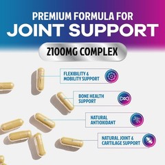 Glucosamine Chondroitin Turmeric MSM Triple Strength Joint Support 2100mg
