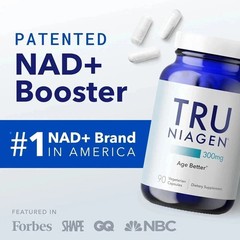 TRU NIAGEN Niagen 300mg – NAD Booster, 2-Pack (90 Servings Each)