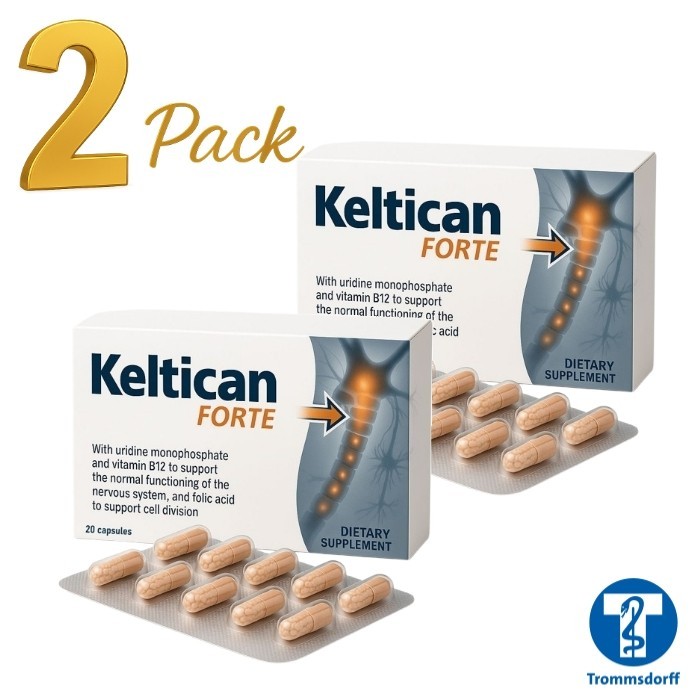 Keltican Forte Capsules 2×20 – Nerve Health, B12 & Folic Acid, Made in Germany