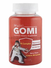 Multi Gomi B Complex Vitamin Gummies 60 Ct Berry Farmacias Similares Mexico