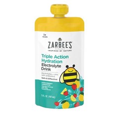 Zarbee’s Kids Triple Action Hydration Electrolyte Drink, 3 x 5 fl. oz