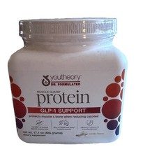 Youtheory Muscle Guard Protein Support Vanilla Powder 17.1 oz Exp 09/2026 New