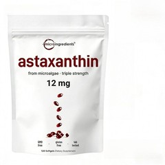 Micro Ingredients Natural Astaxanthin ,120 Softgels, Easy to Swallow