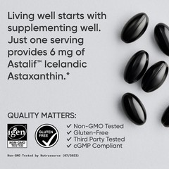 Astaxanthin Supplement from Algae – For Antioxidant Activity, Skin & Eye Health