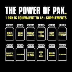 UNIVERSAL NUTRITION ANIMAL PAK Ultimate Foundation Multivitamin for Men 44 Packs