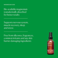 The Nue Co Magnesium Ease Skin Spray for Muscle Pain & Tension Relief with La…