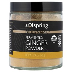 2 X Dr. Mercola, Solspring�, Biodynamic�, Fermented Ginger Powder, 2.4 oz (70 g
