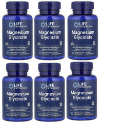 Magnesium Glycinate 6X90 Caps Magnesium Bisglycinate/ Life Extension