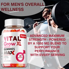 Vital Grow XL Male Gummies – Supports Health, Enhances Muscle Endurance