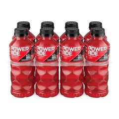 POWERADE Fruit Punch Electrolyte Sports Drink 20 fl oz 8 Pack Bottles