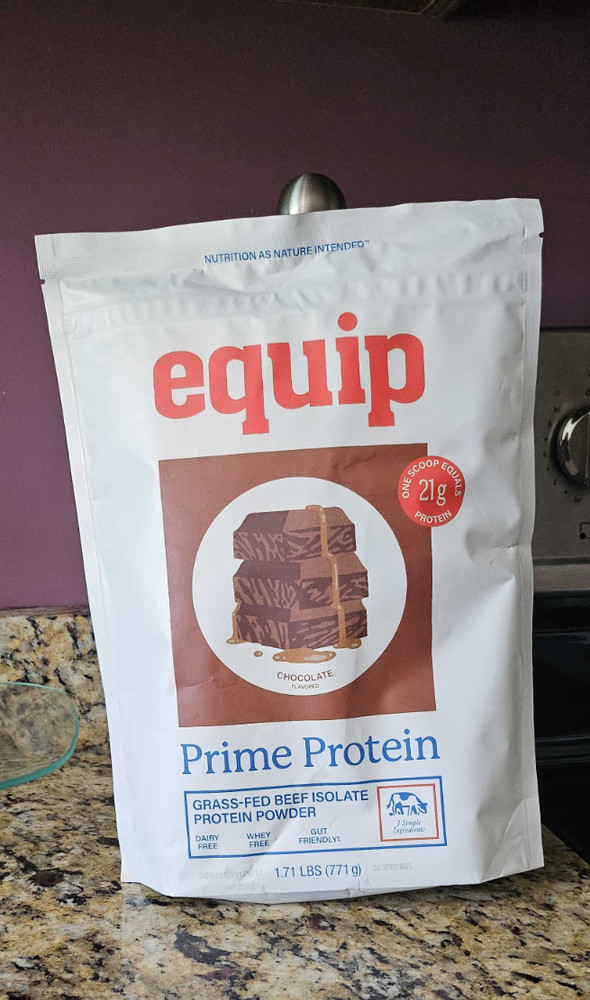 Equip Foods Prime Chocolate Protein Powder – Grass-Fed Beef Protein Isolate