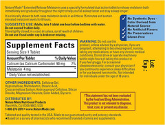 Nature Made Melatonin 4mg Extended Release Tablets 100% Drug Free Sleep Aid 90ct