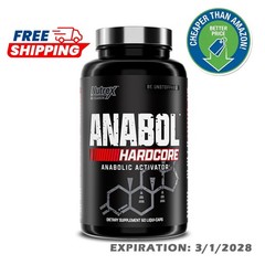 Nutrex Research | Anabol Hardcore Anabolic Activator 60 Caps | 3/1/2028