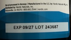 Nordic Naturals Ultimate Omega 2840mg Omega-3 8oz / 237mL 12/2026+ NEW SEALED
