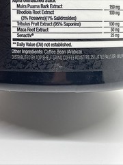 Alpha Grind 100% Arabica Coffee Male Drive Boost Energy Lean Muscle Exp 9/27