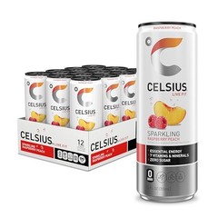Sparkling Raspberry Peach Sugar Free Energy Drink 12 Fl Oz Pack