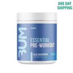 RAW Nutrition CBUM Essential Pre Workout Blue Raspberry 1.78 lb Energy Focus