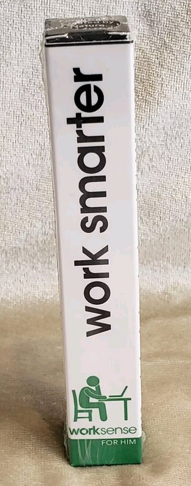 xSense WorkSense for Him Work Smarter 0.33 fl oz 10 mL pump jojoba NEW Sealed
