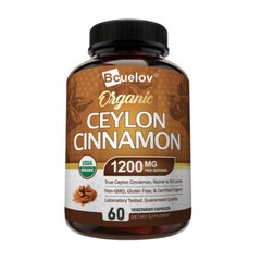 Organic Ceylon Cinnamon 1200 dosage – Joints, Antioxidants, Metabolic Support