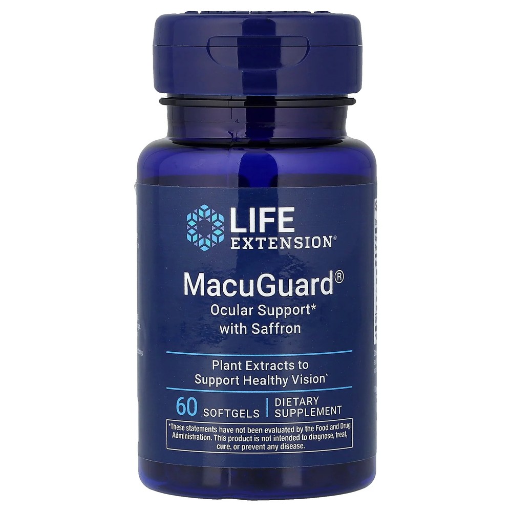 2 X Life Extension, MacuGuard�, Ocular Support with Saffron, 60 Softgels