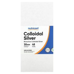 2 X Nutricost, Colloidal Silver, Unflavored, 150 mcg, 8 fl oz (240 ml)
