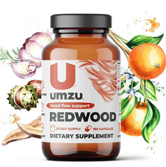 UMZU Redwood Nitric Oxide Booster – 180 Capsules- Pack of 2 with free shipping