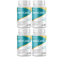 NerveCalm – Nerve Calming Formula Supplement, Body & Mind Soothing – 4 Bottles