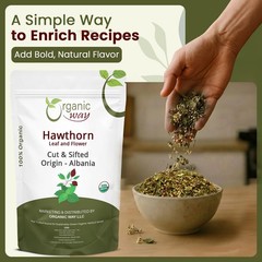Hawthorn Leaf and Flower Cut & Sifted (Crataegus monogyna) – Herbal Tea | Eur…