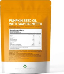 VIVONU Pumpkin Seed Premium Essential Oil 1000mg featuring Saw Palmetto 300