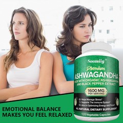 Ashwagandha capsules 1600mg – helps boost the immune system and relieve stress