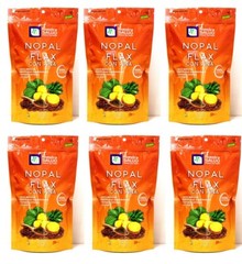 Nopal Flax Con Piña Linaza Plus Fiber VALUE PACK- limpiador de colon ( 6 Pack)