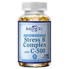 Vitamin B Complex High Strength B1 B2 B6 B5 B12 Biotin and Folic Acid 120 Caps