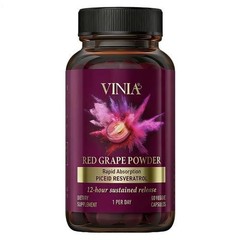 VINIA Piceid Increases Supplement Non-GMO, 60ct Resveratrol Blood Flow