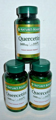 3 lot Nature’s Bounty Quercetin with Ester-C 60 500mg Capsules Exp 07/28