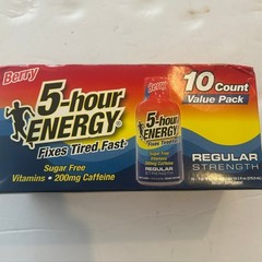 5-Hour Energy Regular Strength 10-Count Value Berry Exp. 11/27 10 Count Box