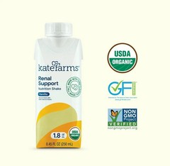 36 KATE FARMS Organic Plant Based 1.8 Renal Support_Vanilla, 8.45 OZ_09/15/2026
